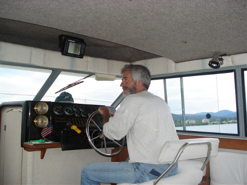Don keeps his eyes pealed for more great fishing spots